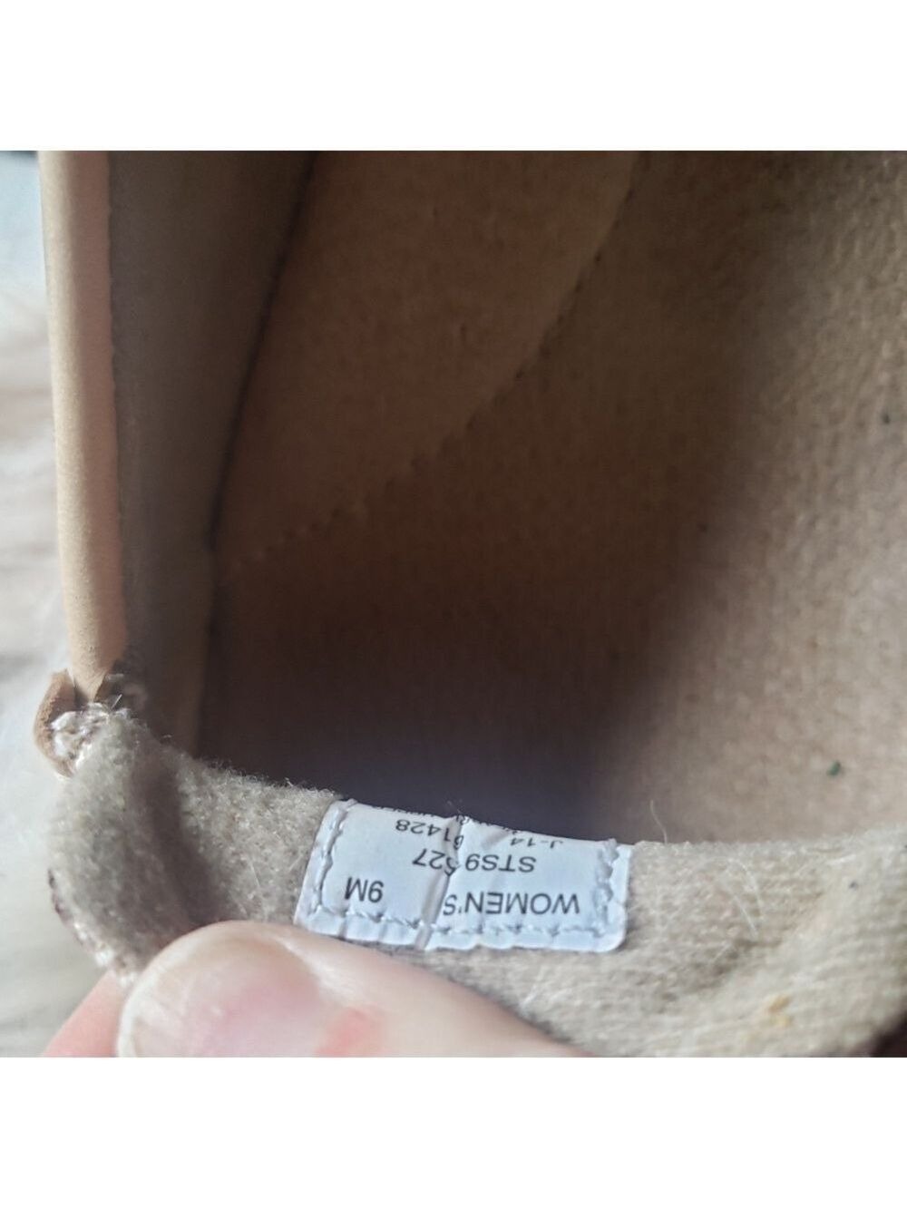 Sperry Angelfish Tan Gold Giraffe Print - Picture 3 of 6